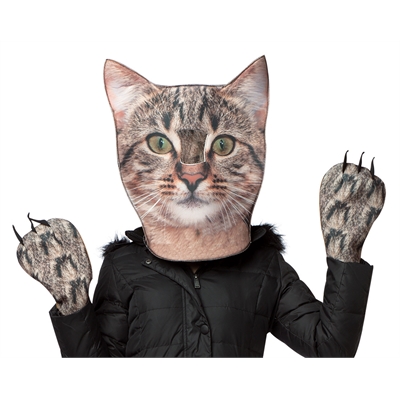 Cat Head & Paws Adult Costume One-Size