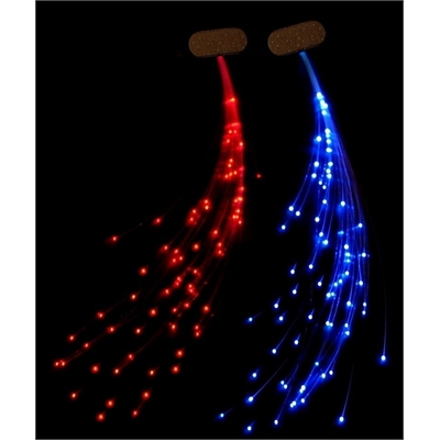Glowbys Flashing Blue/Red Hair Accessory