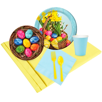 Easter Beautiful Basket Party Pack for 24