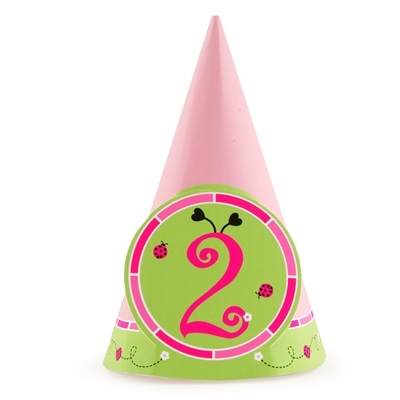 Ladybugs: Oh So Sweet 2nd Birthday Cone Hats (8)