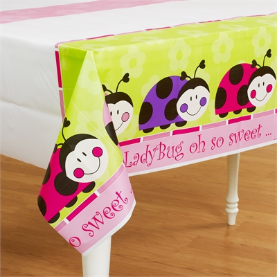 Ladybugs: Oh So Sweet Plastic Tablecover