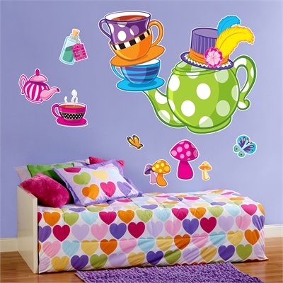 Lovely Ladies Tea Party Giant Wall Decals