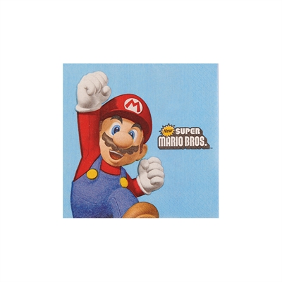Super Mario Party Beverage Napkins (20)