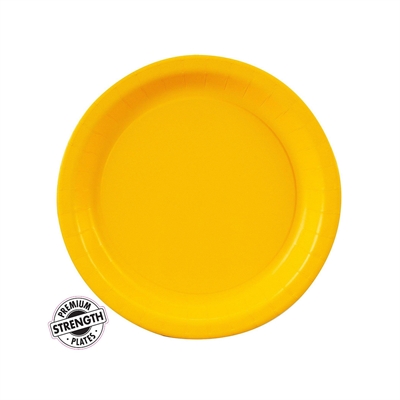 Yellow Dessert Plates (24)