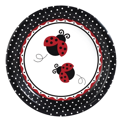LadyBug Dinner Plates (8)
