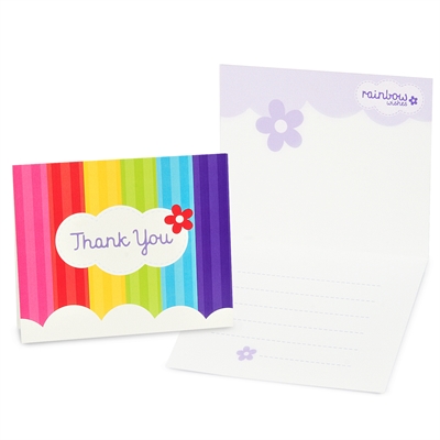Rainbow Wishes Thank-You Notes (8)