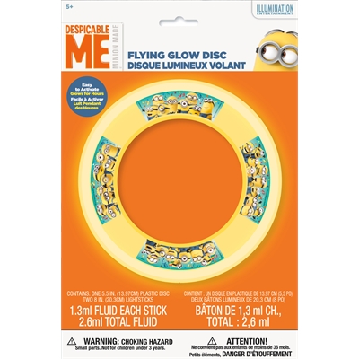 Minions Despicable Me Flying Glow Disc