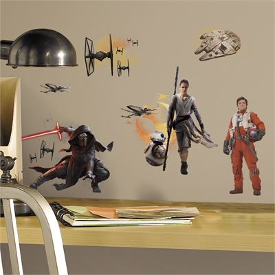 Star Wars VII Characters Peel and Stick Wall Decals
