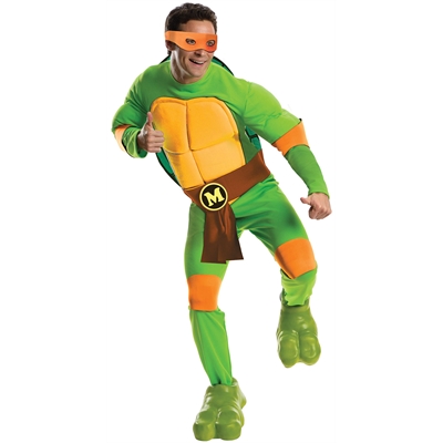 Teenage Mutant Ninja Turtles Deluxe Michelangelo Adult Costume