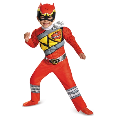 Power Rangers Dino Charge: Red Ranger Muscle Toddler Costume