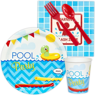 Pool Party Party Pack for 8