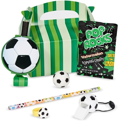 Soccer Filled Party Favor Box