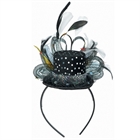 Hollywood Top Hat Feather Fascinator
