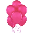 Hot Pink Latex Balloons (6)