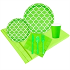 Quatrefoil Lime Green Event Pack